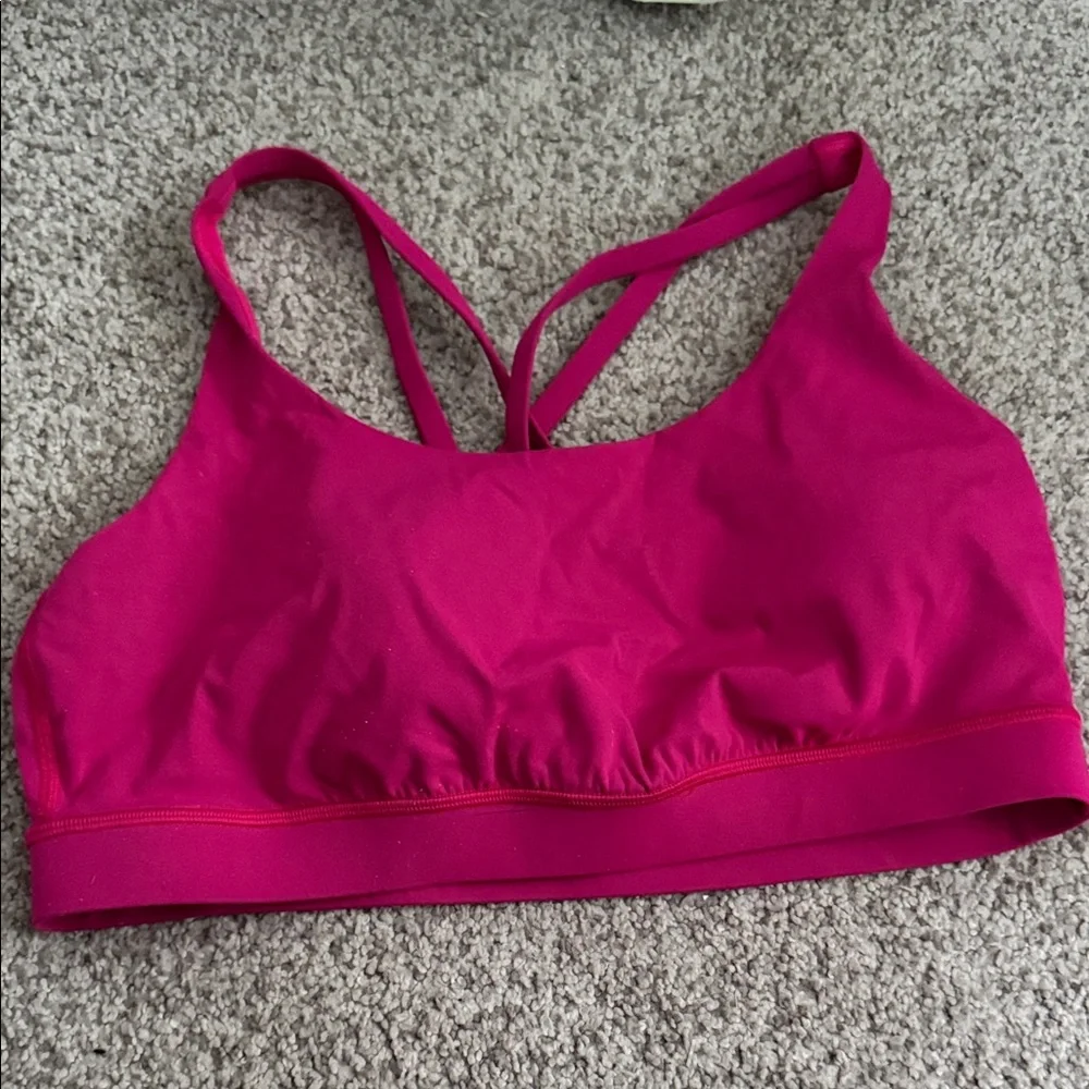 Women's Pink sports bra Top - Picture 1 of 3